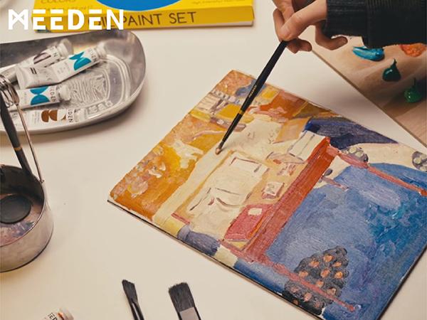 MEEDEN Oil Paint Set, Non-Toxic 24 x 22ml/0.74oz Oil Paints for Canvas Painting