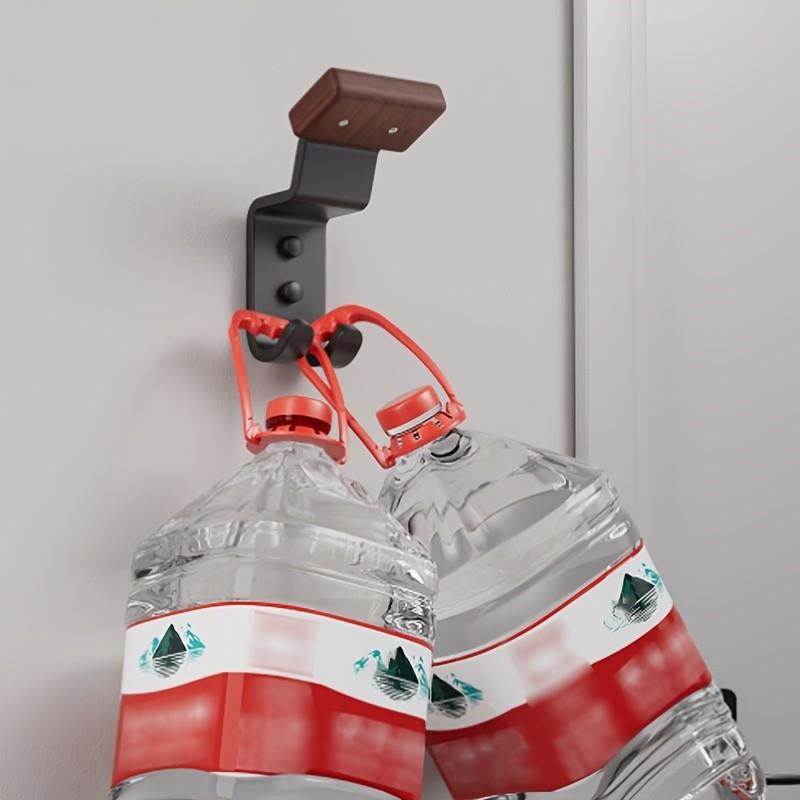 Helmet Rack, Helmet Hook, Wall-Mounted Motorcycle Helmet Stand, 180-Degree Key Ring Holder, Living Room Accessory