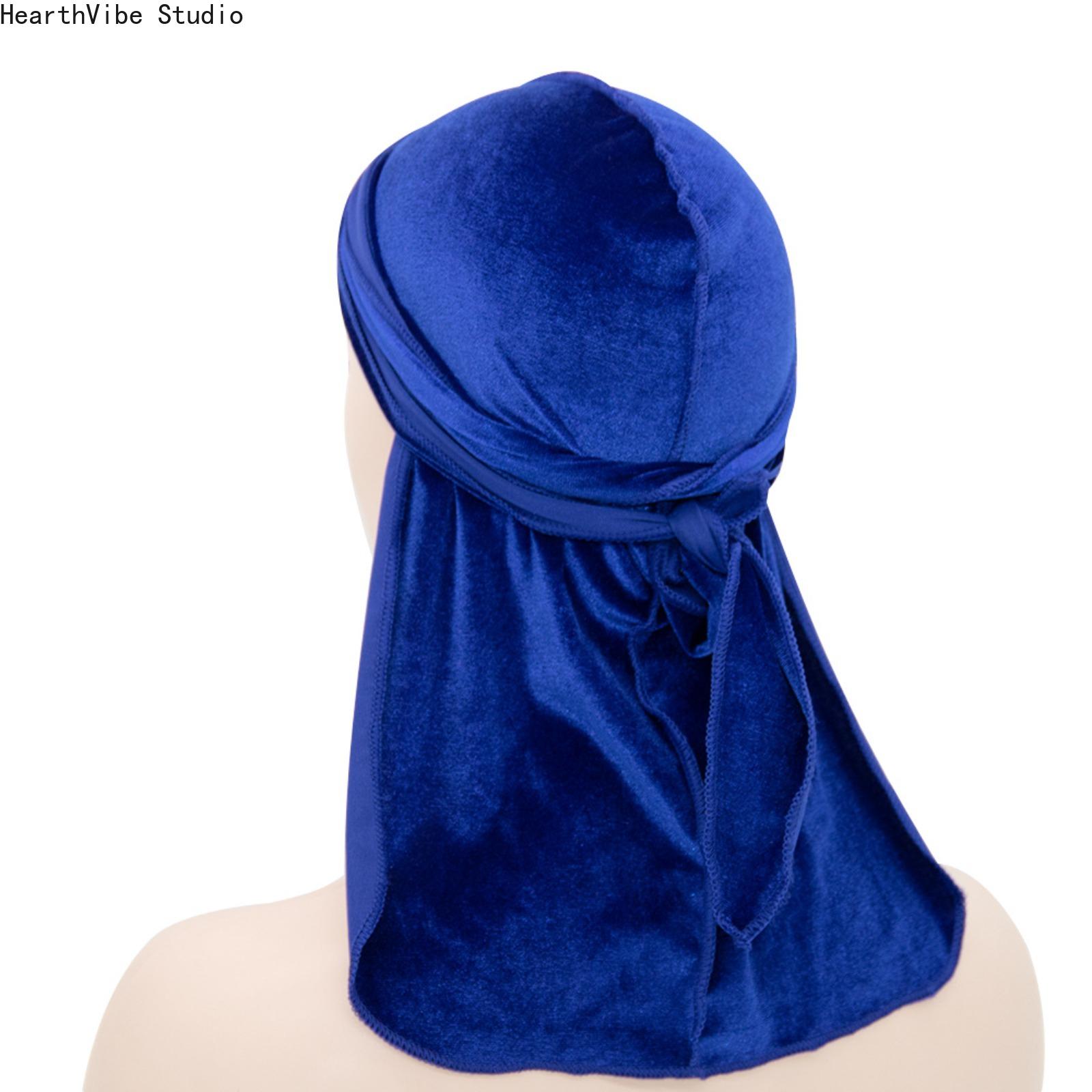 Premium Velvet Durag with Silk Satin Lining, Oversized 360 Wave Cap, 40-in Extra Long Tails, Adjustable Headwear, Hip Hop Wave Locking Unisex Streetwear Accessory for Men, Compression Headwear Premium Velvet Durag with Silk Satin Lining, Oversized 360 Wave Cap, 40-in Extra Long Tails, Adjustable Headwear, Hip Hop Wave Locking Unisex Streetwear Accessory for Men, Compression Headwear