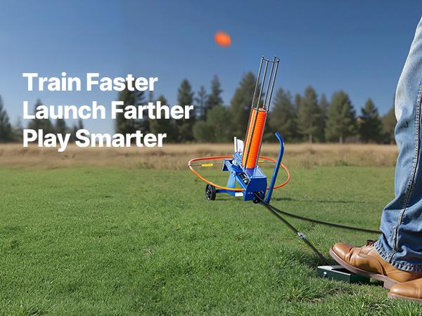 VEVOR Clay Target Thrower, 75-80 Clays Pigeon Thrower, 55+ Yards Automatic Skeet and Trap Launcher on Wheels - with Adjustable Angle, Foot Pedal Pull Handle for Clays Throwing, Shooting Sports