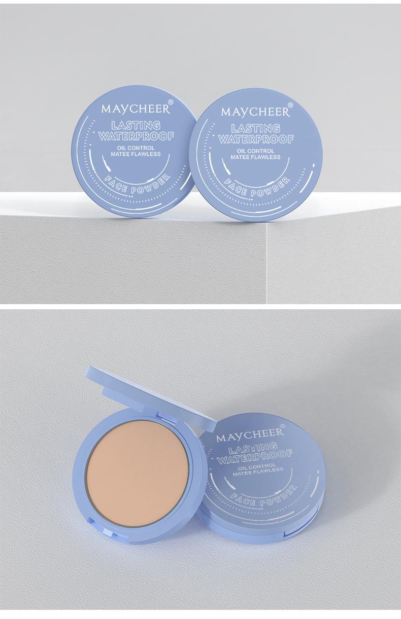 Matte Finish Beauty Powder, Waterproof Sweat-Proof 24h Hold, Concealer Natural Oil-Control Setting Powder, Perfect for Summer Swimming