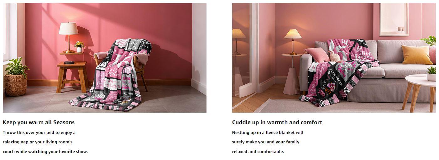 Sweet 16 Gifts for Girls - Cozy Blanket , 16th Birthday Present for Teens, Unique Party Decoration, Perfect Sweet Sixteen Gift Ideas for Teenage Girls