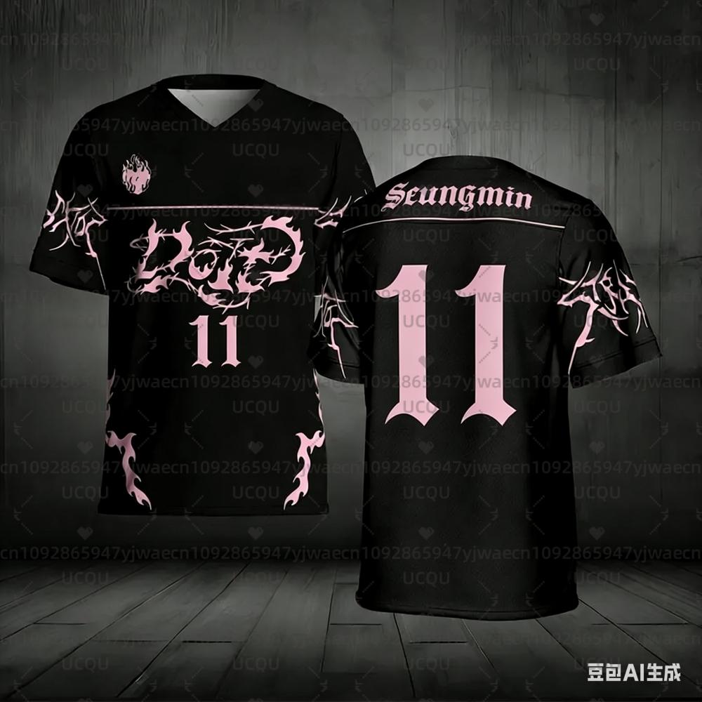 Do It Unisex Jersey 2026 KPOP Concert Sport Casual Tshirt Fan Gift Bangchan Felix Streetwear  Oversize Short Sleeve Men's Tshirt