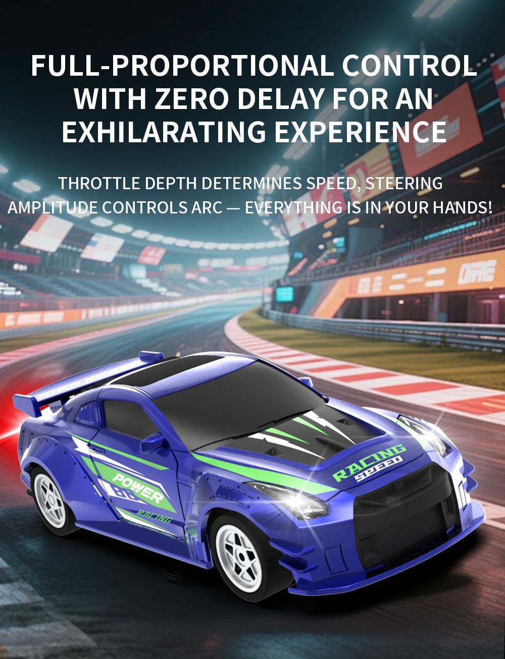 JJRC Mini FPV RC Car with Camera - 1:32 4WD High Speed Drift Racing Car, 2.4G Full Proportional Control, APP Remote Mode, Rechargeable Toy for Boys Kids 8-12 hd