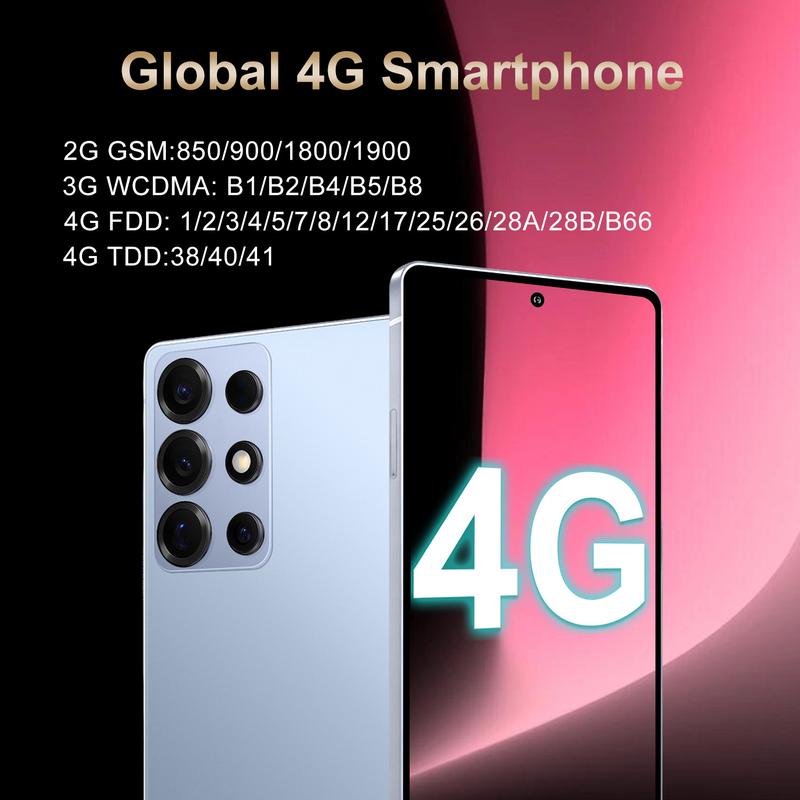 M26 Ultra Smart Android Phone 6.8 Inch Large Screen 4GB+64GB ROM 4000mAh Battery Octa-core Processor Smartphone Cellphone