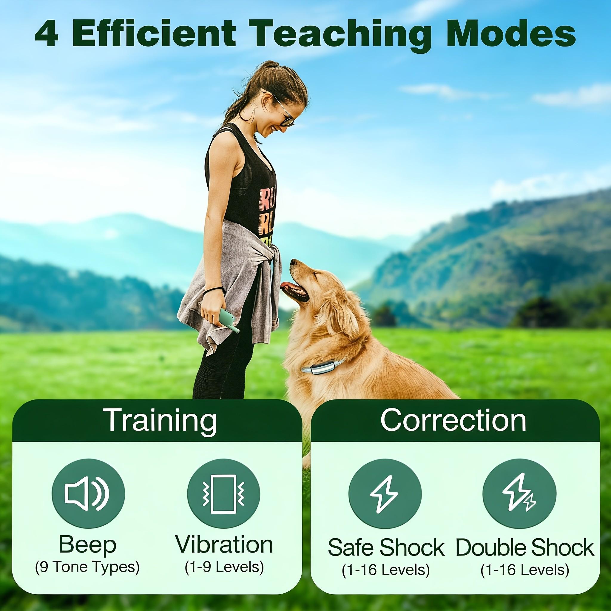 Dog Shock Collar for 2 Dogs, 3300ft Training Collar with Remote, 3 Modes: Beep, Shock, Rechargeable, Adjustable, for Medium Large Dogs (20-150lbs)