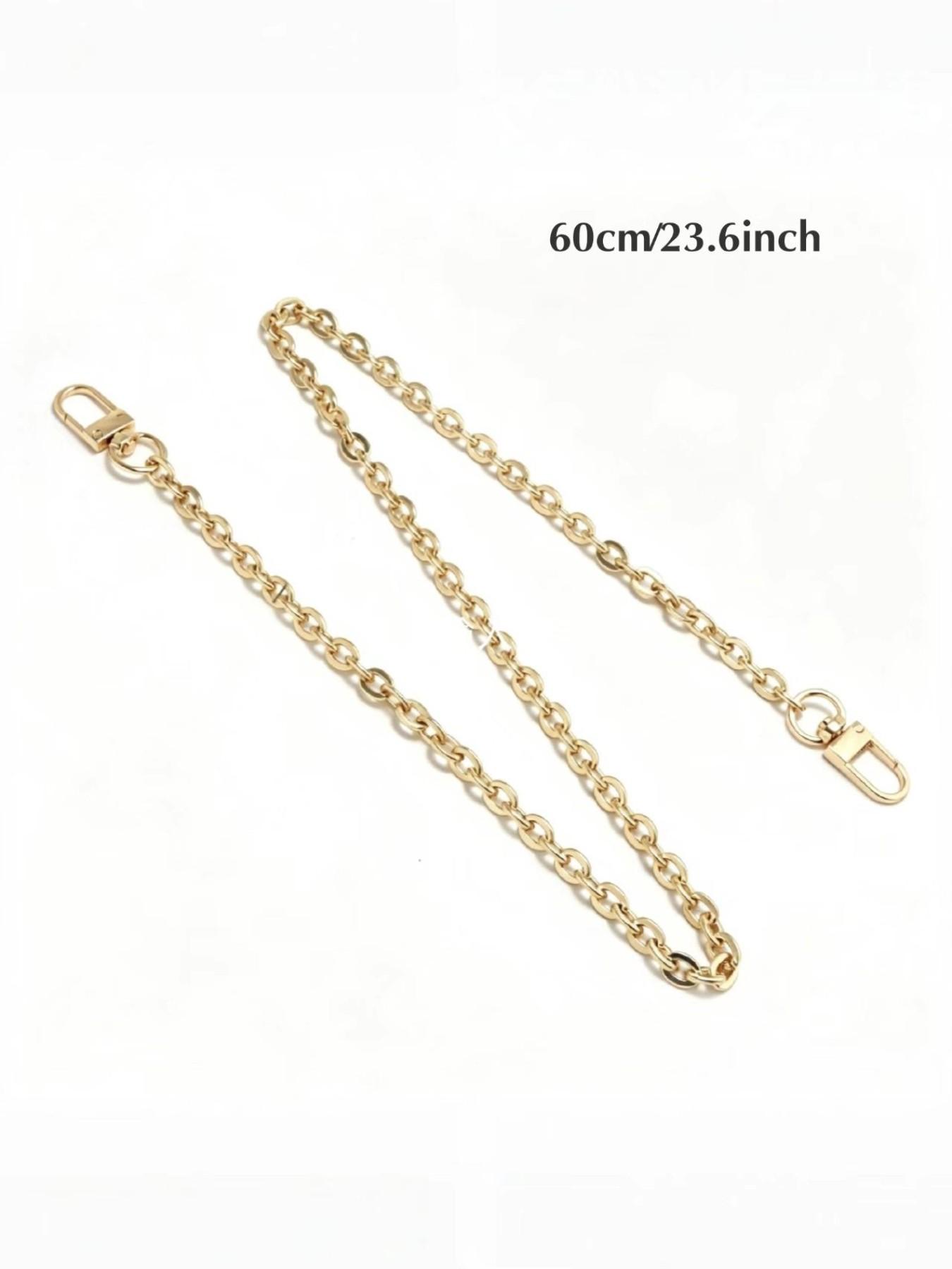 1 handbag shoulder strap, suitable for crossbody bags, golden chain shoulder strap, long chain accessory for mahjong bags, underarm bag chain replacement shoulder strap