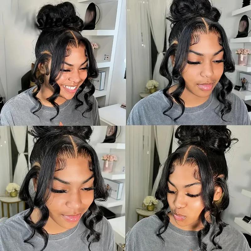 Bling Hair 360 Lace Front Wigs Human Hair Brazilian Body Wave Transparent Pre Plucked 180 Density 13x4 13x6 Lace Frontal Black Wigs For Women #TikTokShopHolidayHaul