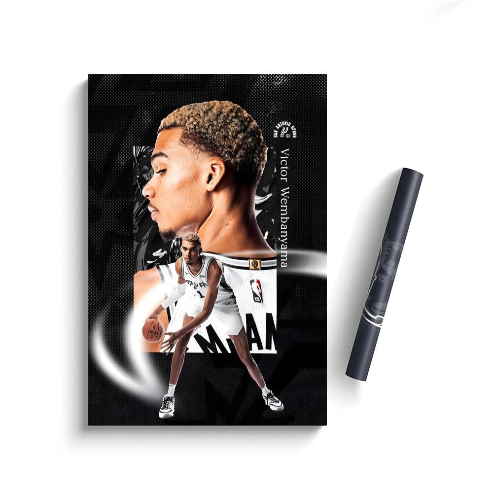 Victor Wembanyama Poster Bedroom Home Decor Art Poster Perfect Gift for Family and Friends