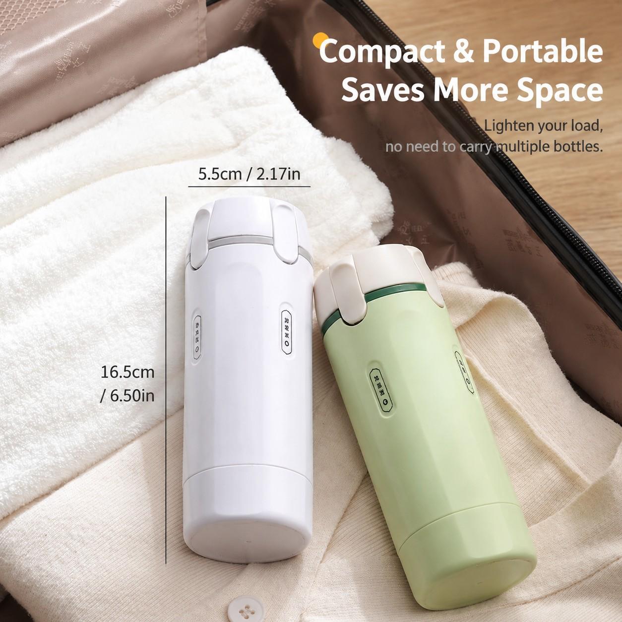 Contains 4 inner bottles, composite dispensing bottle, with label, travel bottle, travel dispensing bottle, toiletries container, buckle-type refillable lotion dispenser, toiletries container, travel, business trip, squeeze bottle, lotion bottle