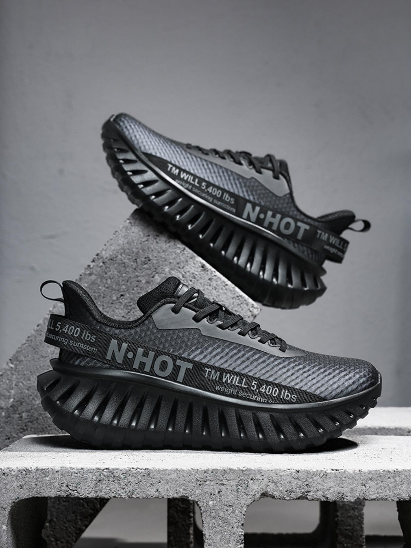 Unisex Trendy Lightweight Shock-Absorbing Outdoor Running Athletic Shoes, Fashion Sports Style, Comfortable Cushioning, Non-Slip Breathable Design