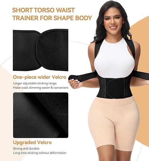 M MYODRESS Waist Shapewear for Women Workout Waist Cincher Tummy Control with Adjustable Straps & Upgraded Velcro for Comfort & Support