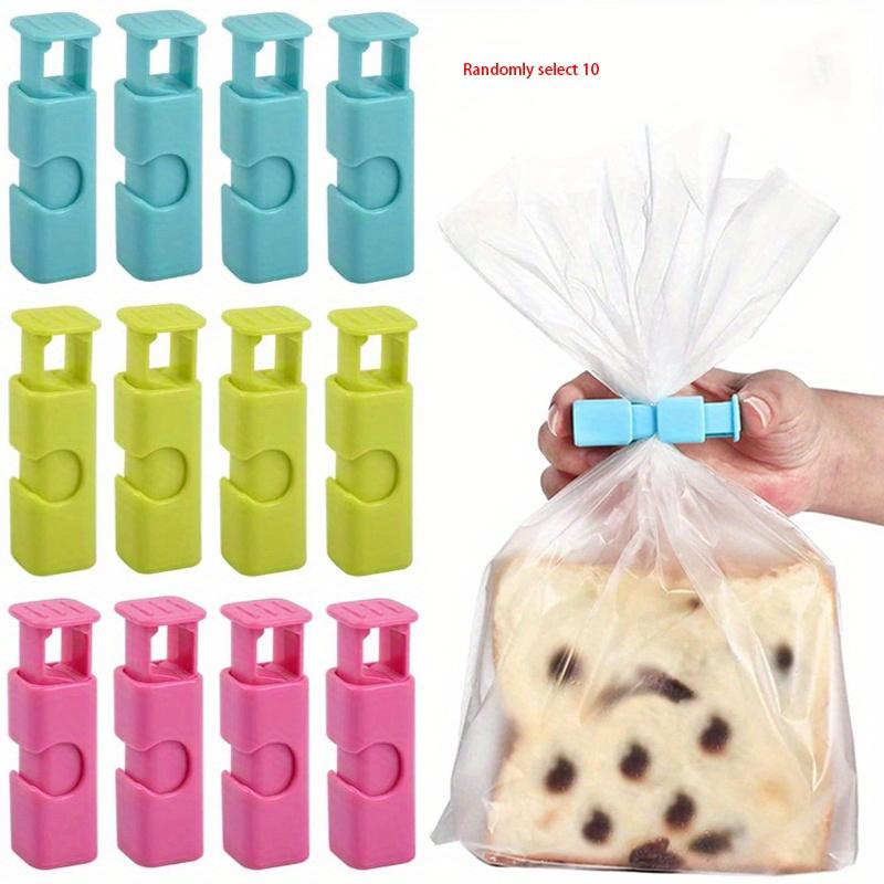 5-piece set  Reusable Food Sealing Clips, Random Colors, Plastic Seal for Freshness, Easy-To-Use Design, Ideal for Snacks & Bread Storage