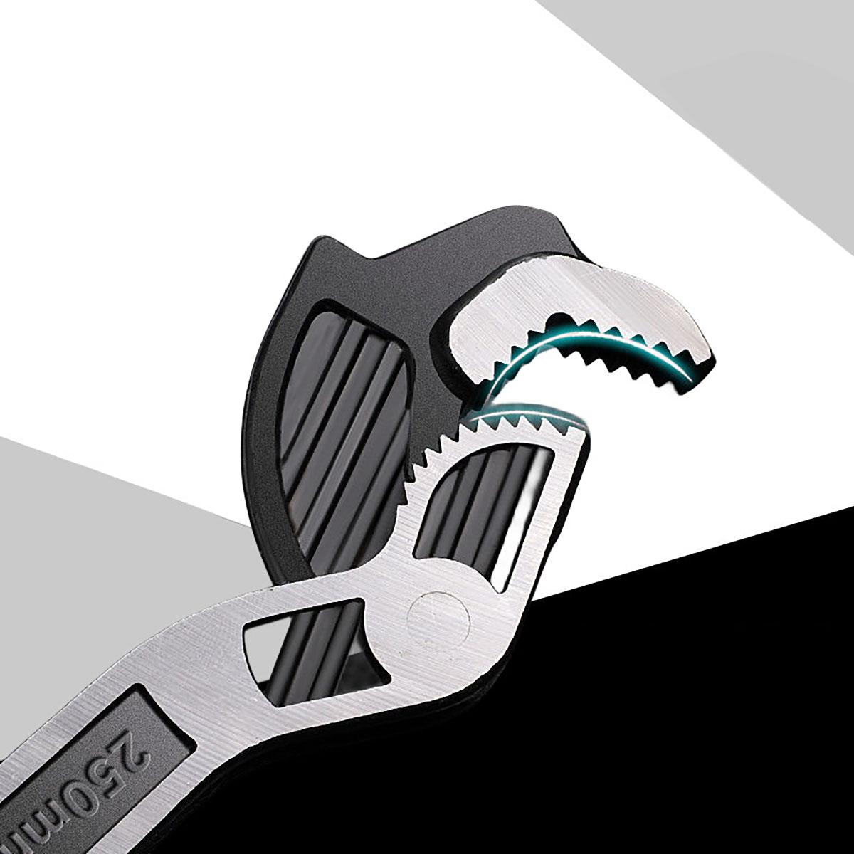 Multifunctional Self-locking Wrench, 6, 8, 10, 12 Inch Multi-model Pipe Flexible Wrench, Quick Opening Wrench For Water Heating Pipes, Pipe Wrench Set