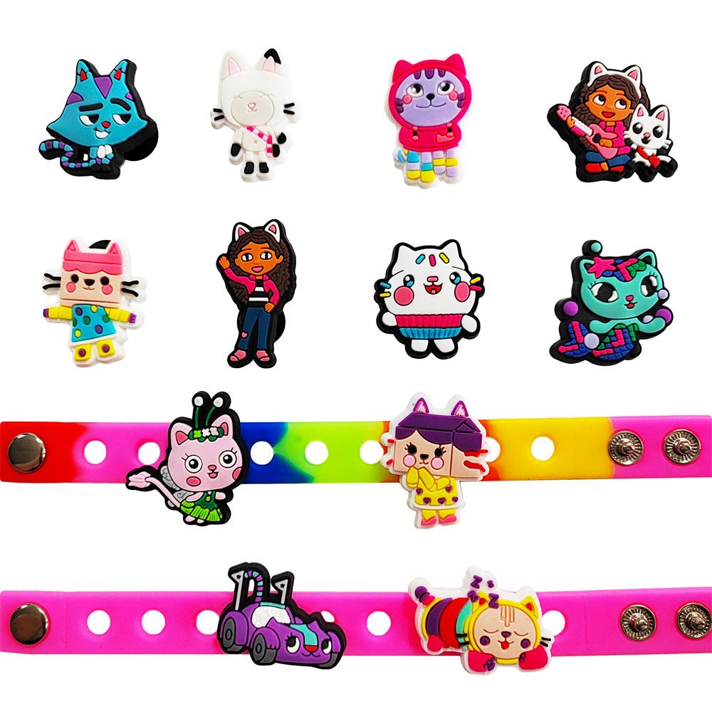 14-Piece Cartoon Series Shoe Charms For Bubble Slides Clogs Sandals,PVC Shoe Decorations Accessories Buckle For Christmas Birthday Gifts