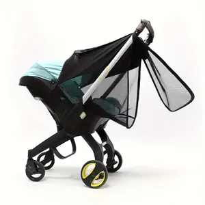 Stroller Sun Shade, Travel Extension Compatible with Doona Infant Car Seat Stroller, 360° Sun Shade Baby Car Seat Attachment for Sun Cover