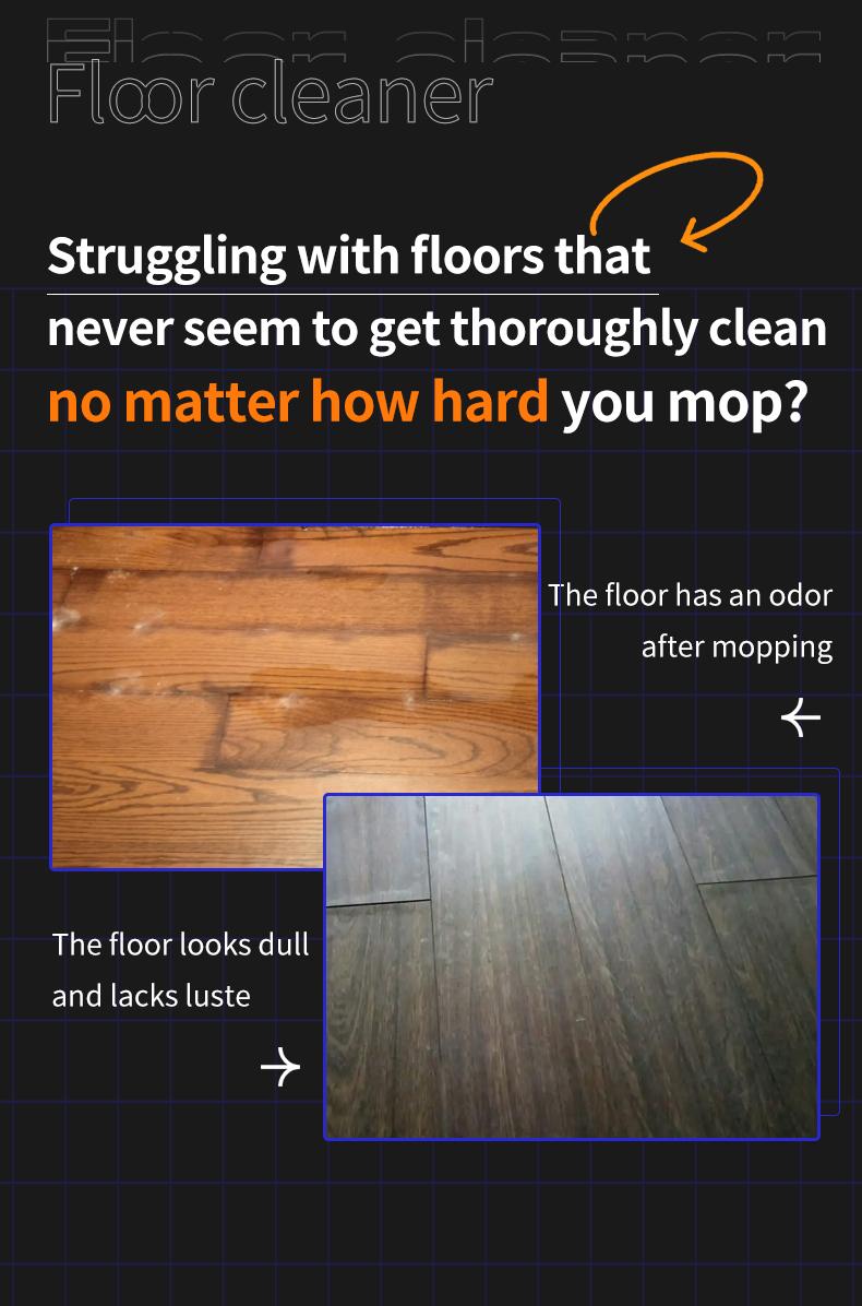 BOTARE Enzyme-Powered Mop Soap - Long-Lasting Scent Floor Cleaner, Deep Cleans with No Residue, Fast Drying & Pet/Kid-Safe for All Floors, Works with Mops, Steam Mops & Sprayers