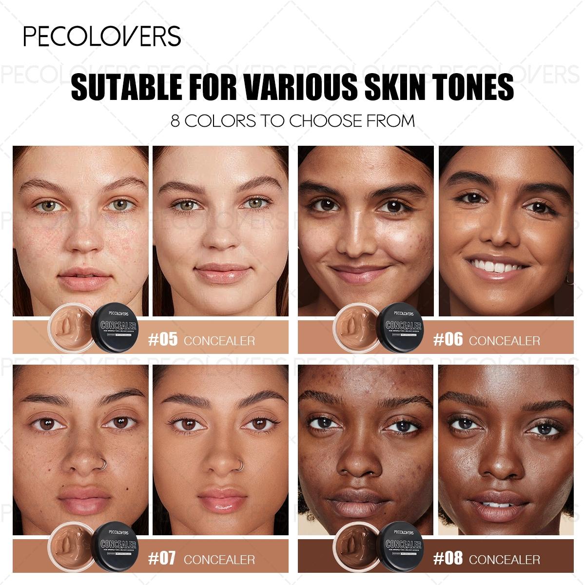 1pc All-Day Matte Full-Coverage Concealer - Transfer-Resistant Seal, Adaptable Color Technology & Universal Complexion Fit,, Buildable Layerable Coverage& Spot Correction Precision, Ideal for Evening Galas- Full Coverage Face Makeup