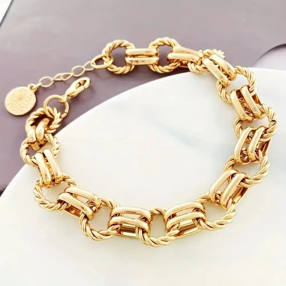Women's Fashionable Alloy Chain Bracelet Jewelry - Daily Wear Accessories for Women, Ideal Gift for Female Sports & Outdoor Enthusiasts