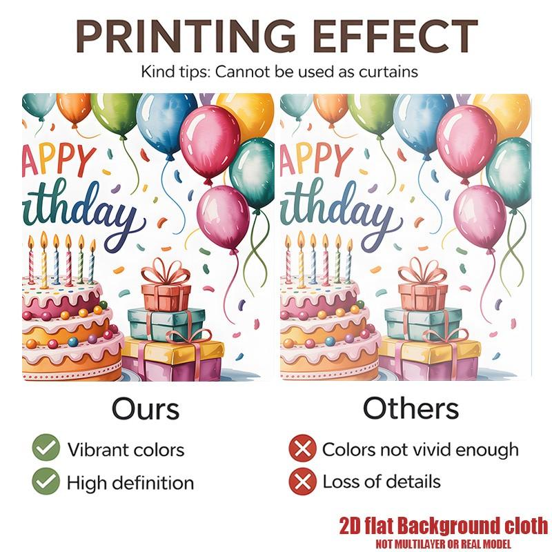 2D flat Banner, 1pc, Cute and cozy pixel art birthday party Background Decoration Background Photo Props, Polyester Banner Decor, Home Decor, Room Decor, Wall Decor, Party Decor/supplies/gifts Decorative Background, 2D Flat