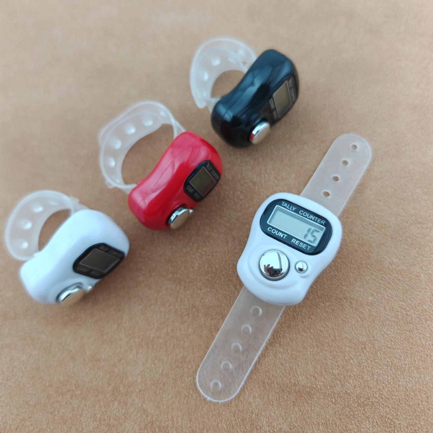 Multi-Pack Counter Clicker Hand Electronic Ring Counters Finger Digital Mechanical Prayer Tracking Rug Watch Tasbih Tasbeeh Machine Click Beads Knitting for Golf, Fishing, Record Traffic, Warehouse Points, Sports, Zikr Chanting Women Men Muslims Item Gear