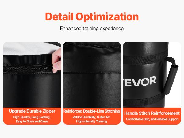 VEVOR Football Tackling Dummy, 47.2in High-Density Sponge Blocking Pad with Heavy Duty Handles, PVC Waterproof Cover, Double-Line Stitching, Durable Zipper Easy-To-Clean Training Gear for Athletes’ Contact Drills, 1PCS with Comprehensive Training Options