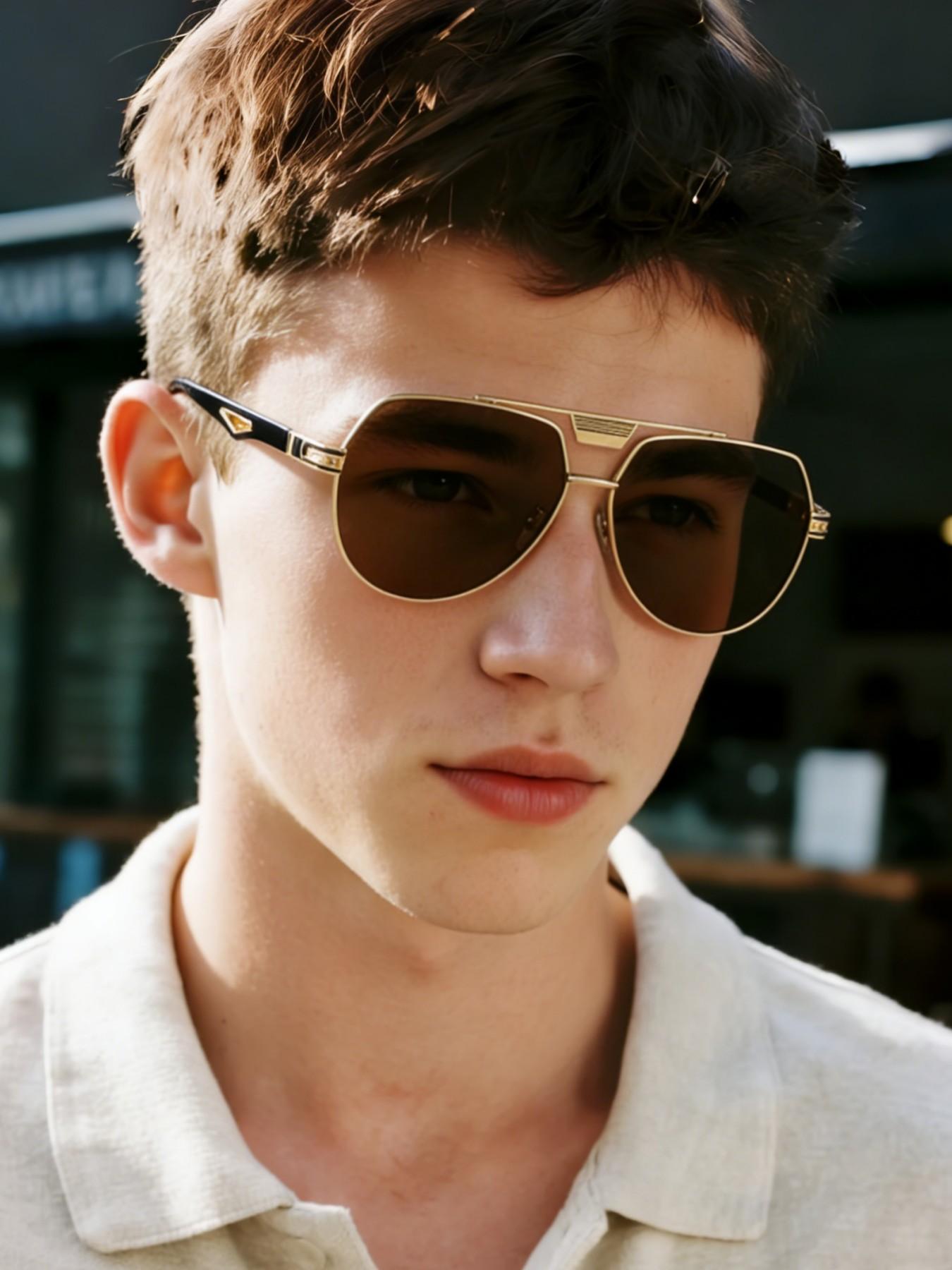 Vintage Fashion Trendy Unisex Sunglasses, Durable Metal Frame, Ultra-Light Decorative Lenses, Perfect for Work and Daily Use