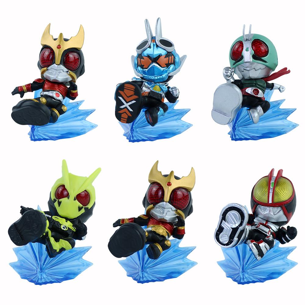 Kamen Rider Anime Action Figure Cartoon Character Model Doll Ornament Gashapon Claw Machine Toy Desktop Decoration Collectible Gift