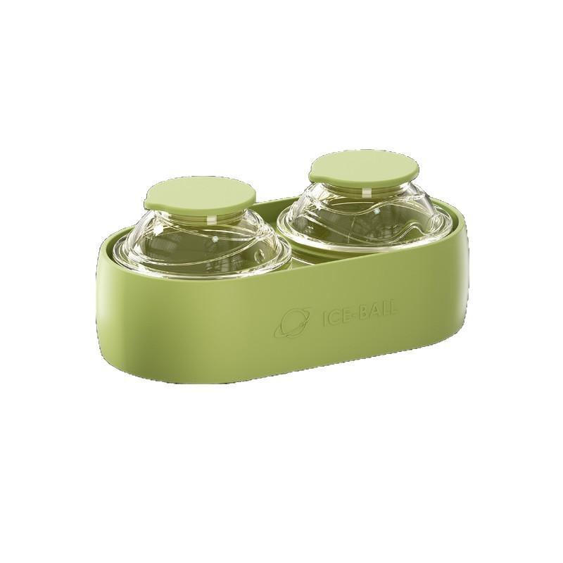 Whiskey Ice Ball Mold, Round Shape Freezer Tray, Silicone Ice Cube Maker, Refrigerator Ice Storage Box, Essential Kitchen Tool