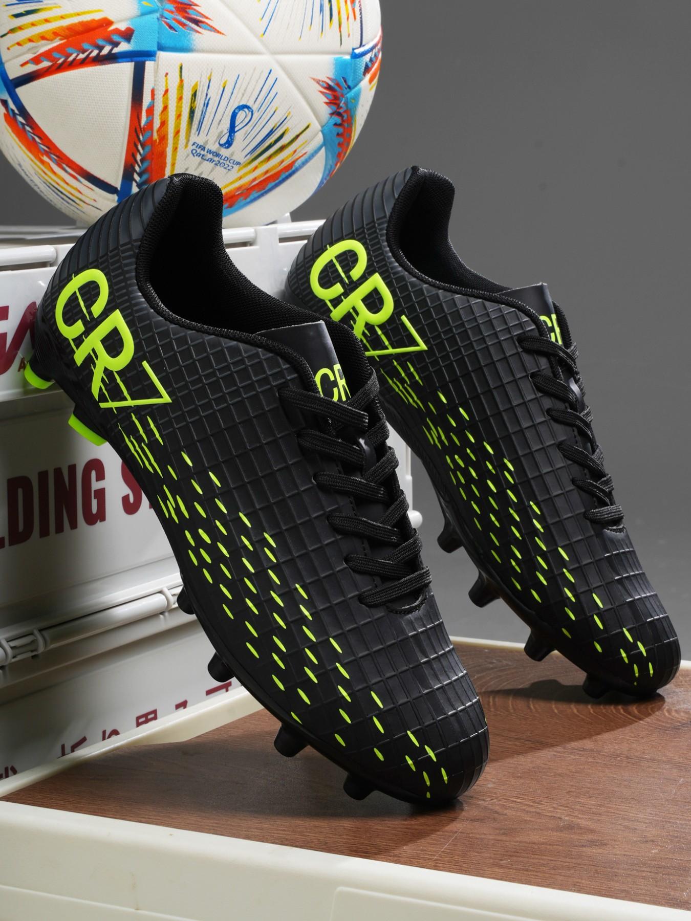 New Men Women Football Shoes World Cup Ag Long Nails Anti-Slip Training Outdoor Lawn Soccer Boots Low Top Short Nails Sports Shoes