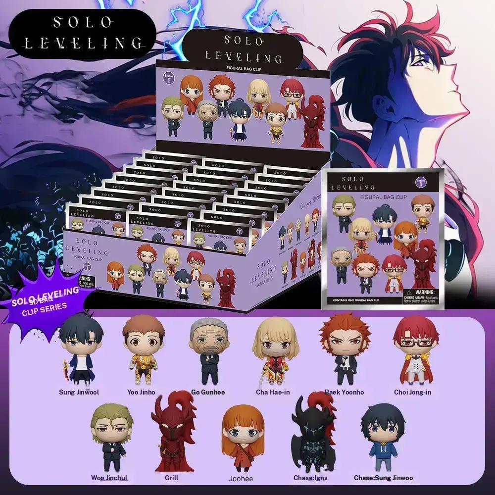 Solo Leveling Officially Licensed 3D Wear-resistant Dark Blind Bag Keychain Random Character Anime Collection Backpack Accessory Cosplay Gift MN-30500