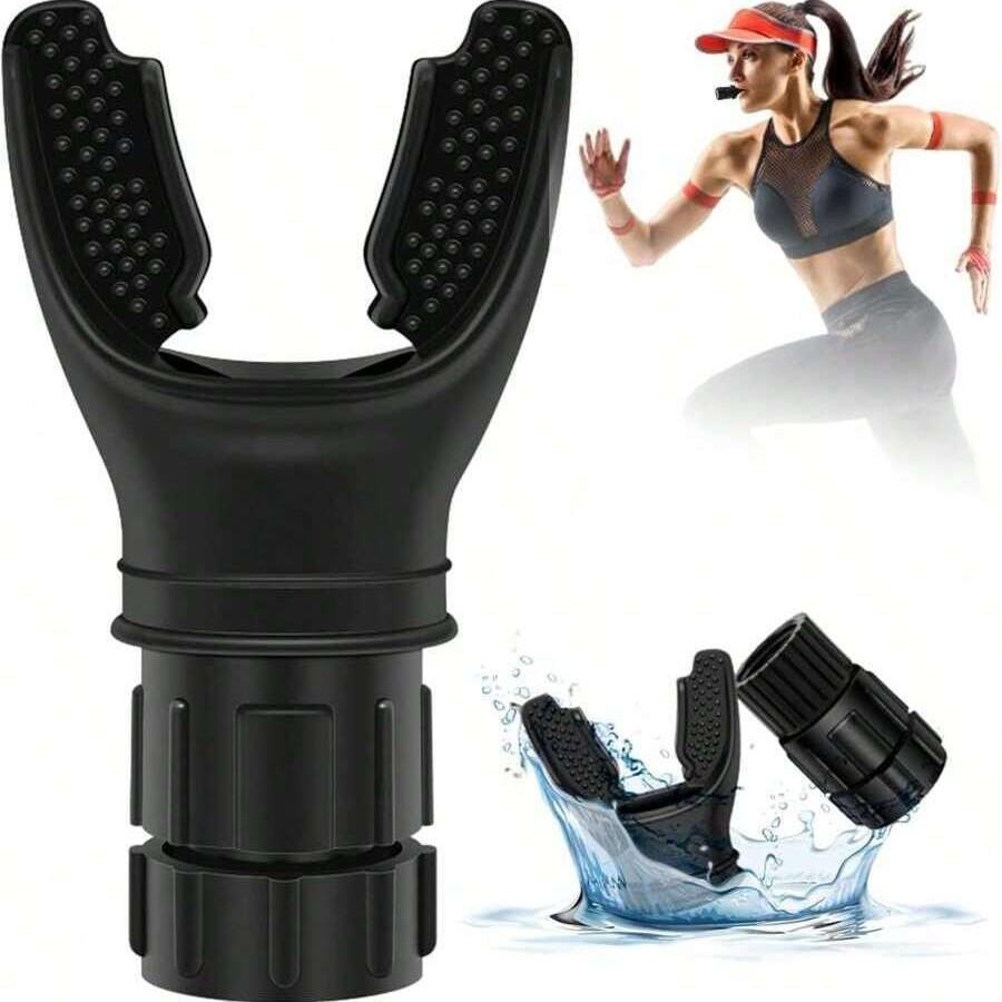 Portable Adjustable Resistance Lung Exerciser, Breath Training Device for Enhanced Respiratory Health, Ideal for Home & Office Use