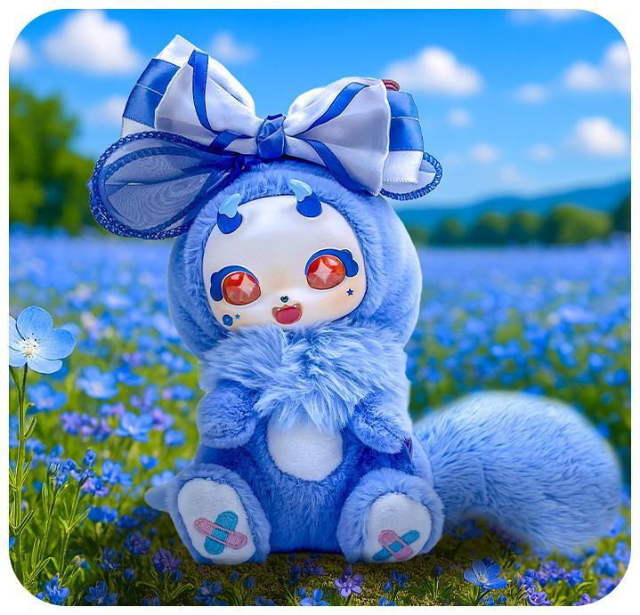 BoBoCo V1-Cute Fluffy Plush Toy. plush blind  box.  Glue Face Plush Toy. Sweet Plush doll. .Unique Design for Collectors and Fans of the Series Blindbags Random Surprise Set