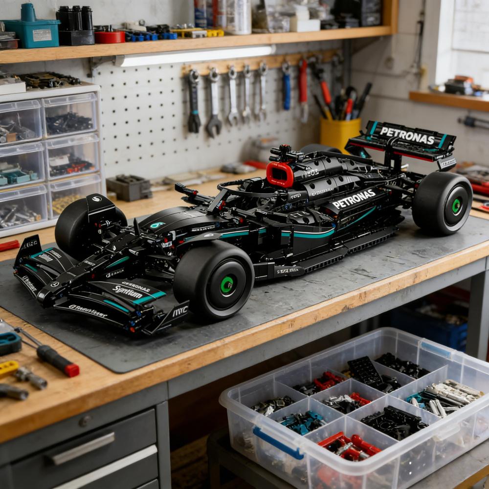 2026 New 1,642 pieces: technical 1:8 scale Formula  car building block set ;  MOCvehicle construction toy; birthday gift and enthusiasts  Build Your Dream  Car  supercar racing car boy's holiday gift High-Speed Racing Car Assembly Toy