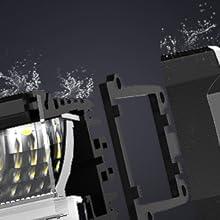 Nilight 5.3Inch Single Row LED Light Bar 2PCS 15W 1680LM Anti-Glare Spot DRL Offroad Slim Driving Light Bar IP68 w/ 16AWG DT Wiring Kit for Pickup Truck SUV ATV UTV Boat 4x4 Jeep