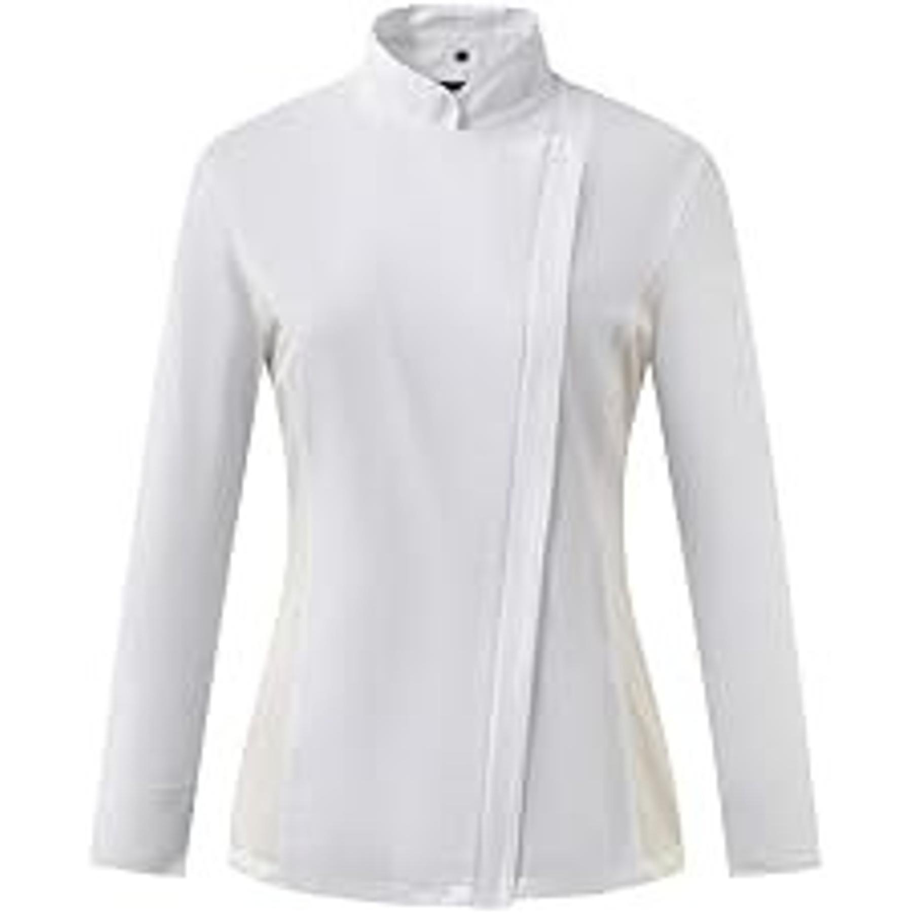 Chef Jacket for Women, Zipper Chef Coat with Side Mesh Vents | Long or Short Sleeve Chef Shirt Uniform for Kitchen Restaurant, Thermometer Pocket, Apron Tab, 1 or 2 Pack