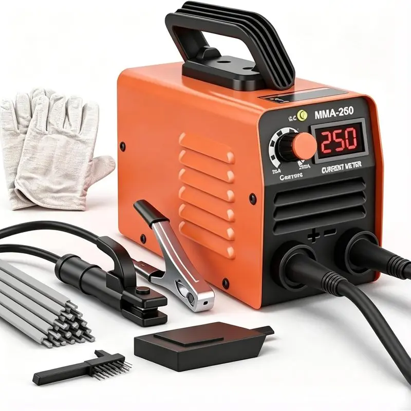 250A Stick Welder 110V, 3.5lbs, 10pcs Rods, for Beginners