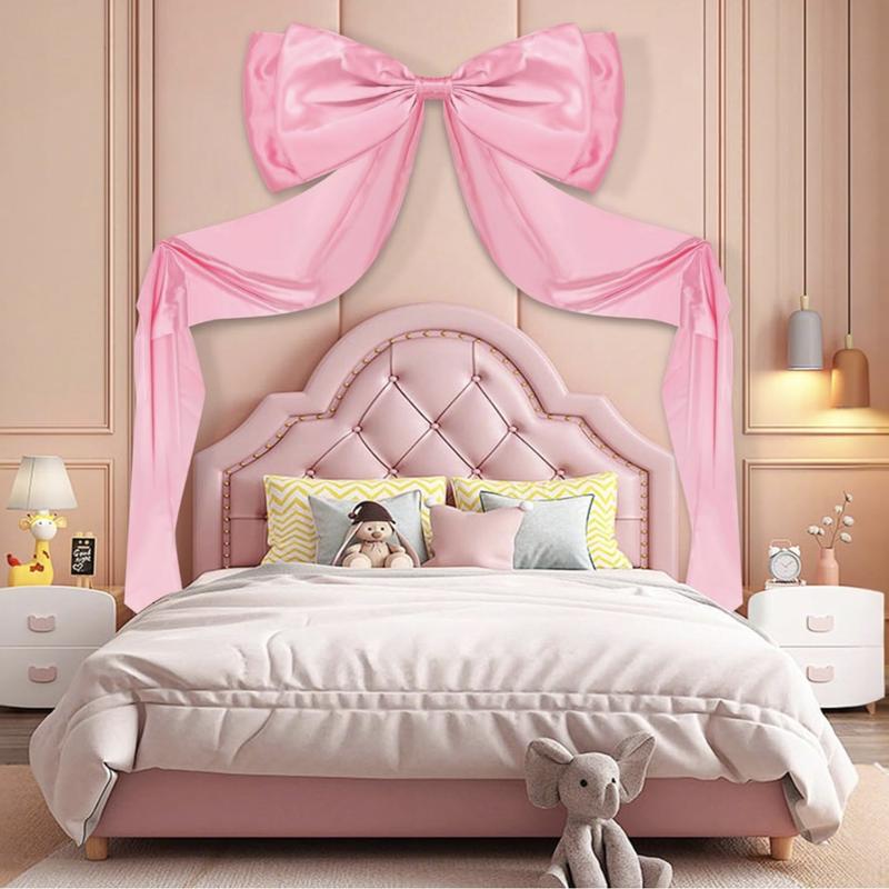 Large Bow Decorations, Giant Wall Bows, Room Background Decor, Big Ribbon Bows, Party Decoration Supplies, Perfect for Girls' Parties, Birthdays, Weddings, Halloween, Christmas