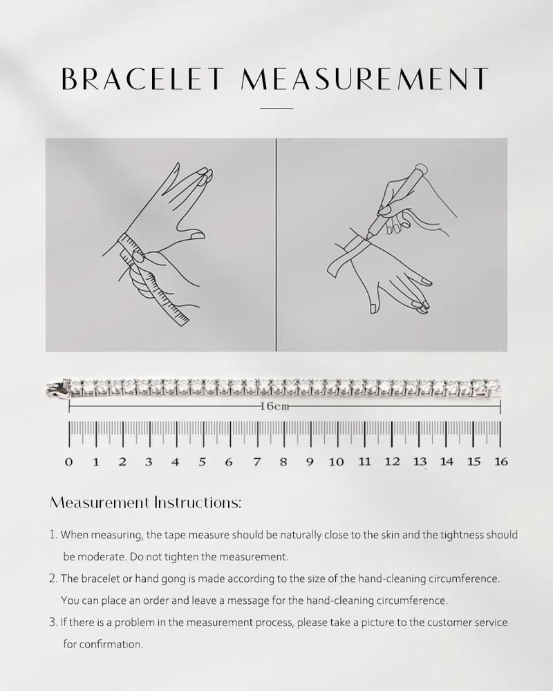 New Ronud D VVS1 Color Cut 3.0mm Black Synthetic Moissanite Tennis Bracelet for Women Men 6.5 CT Fine Jewelry B016