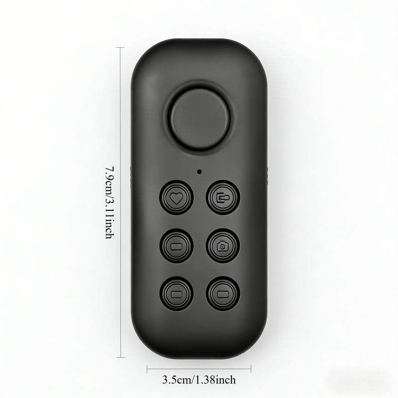 Unlock a whole new shooting experience! This mobile phone remote control supports long-range operation up to 15 meters, handling everything from taking photos and recording videos to adjusting zoom and liking videos. With its multi-functional capabilities