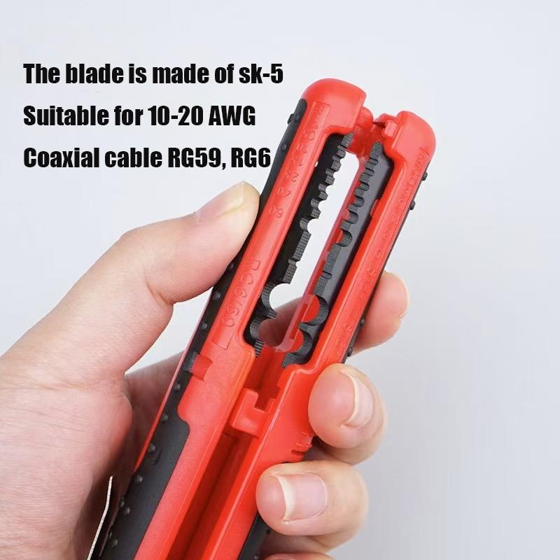 Multifunctional Wire Stripper Tool, Insulated Cold Press Terminal Crimping Pliers, Precision Durable DIY Project Tool for Home & Professional Use