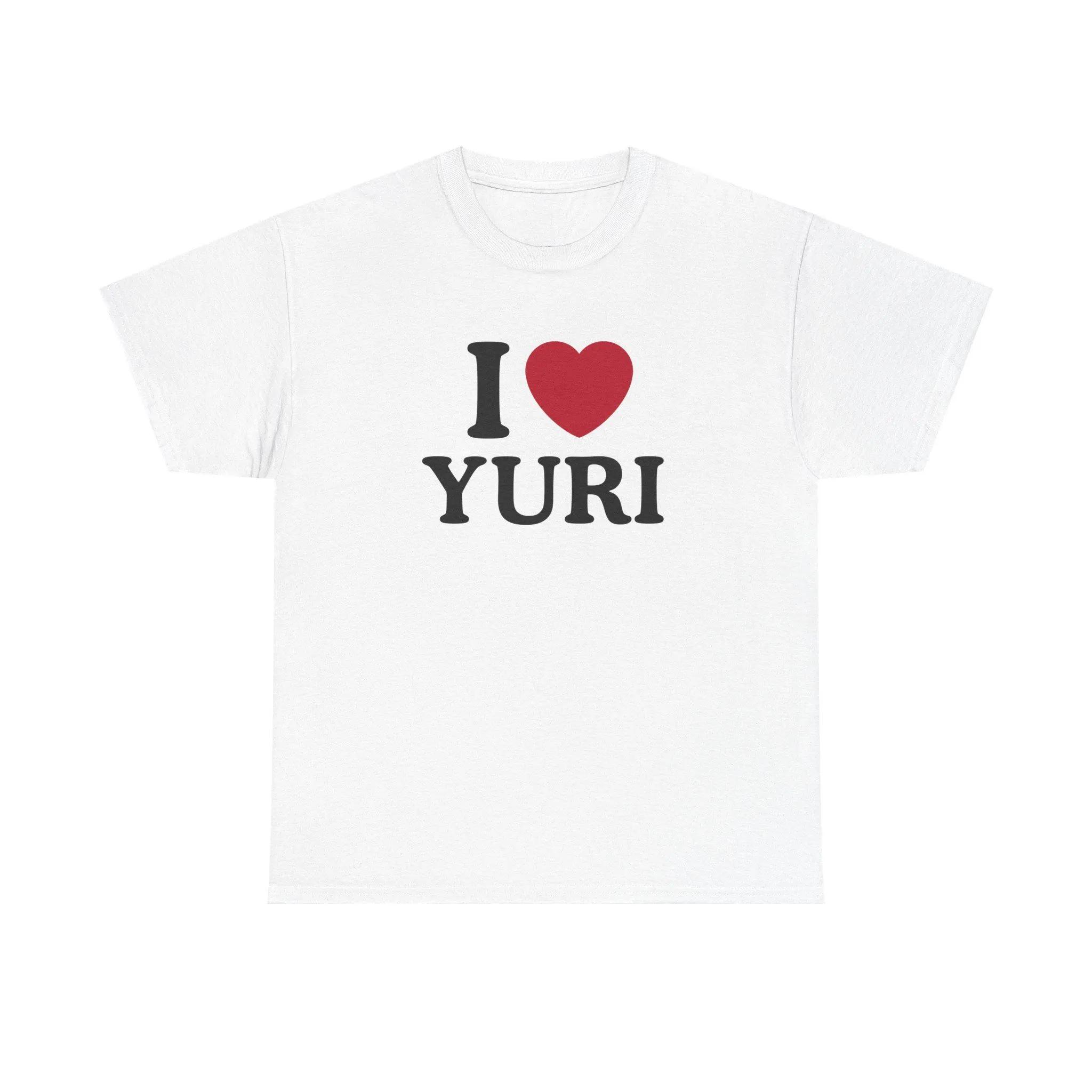 Retro I Love Yuri Shirt GL Pattern Fan Gift T-shirt Unseix Sportswear Top