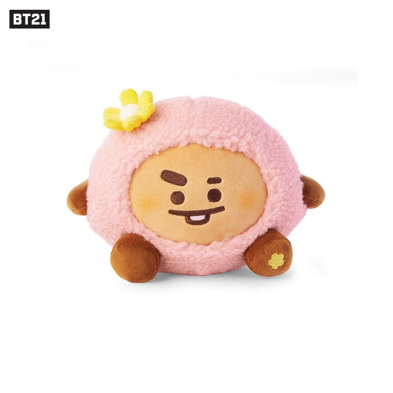 Anime Cartoon Bt21 Sakura Series Plush Toy Dolls Cooky Shooky Chimmy Backpack Keychain Accessories Home Decor Ornaments Gift