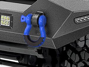 Nilight 2 Pack 3/4" D-Ring Shackle with 7/8" Screw Pin 41,887lbs Break Strength, Heavy Duty Off Road Recovery Shackle with Isolators Washers for Use with Tow Strap, Winch, Off-Road Jeep Truck Vehicle Parts Hardware Industrial Rubber dealsforyoudays