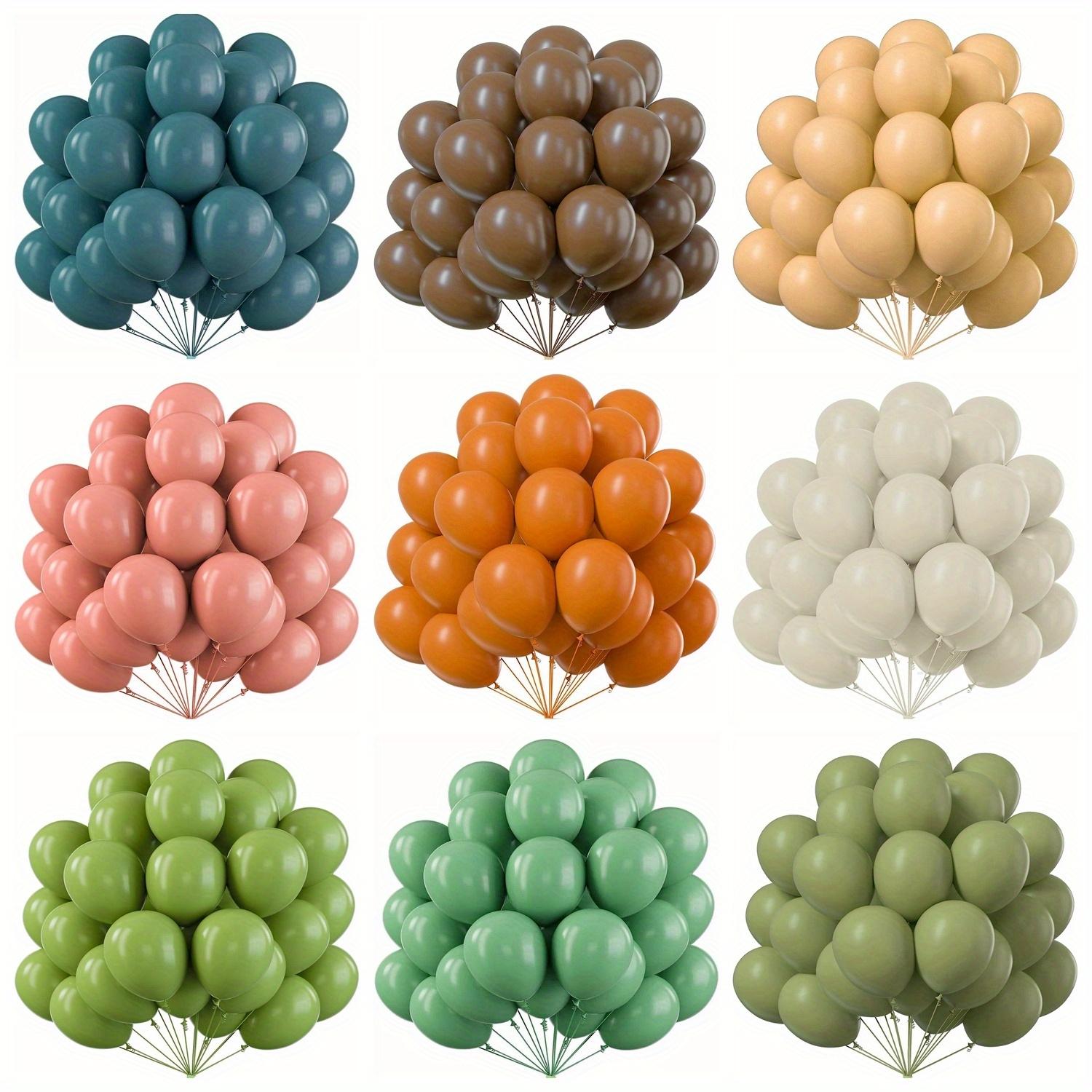 30pcs Vintage Color Latex Balloons Set, 10 Inch Party Decorations for Birthdays Weddings Anniversaries Valentine's Day