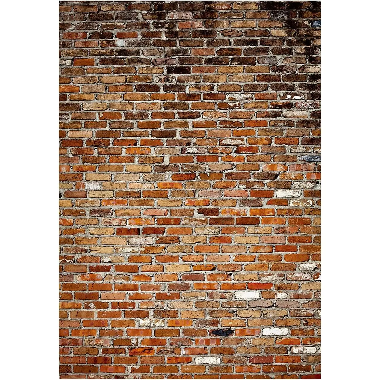 4X6FT Brick Wall Background Primary Color Background Large Fabric Brick Photo Background  Shower Birthday Party Wedding Graduation  Decoration Photo Booth Prop Banner YY-6