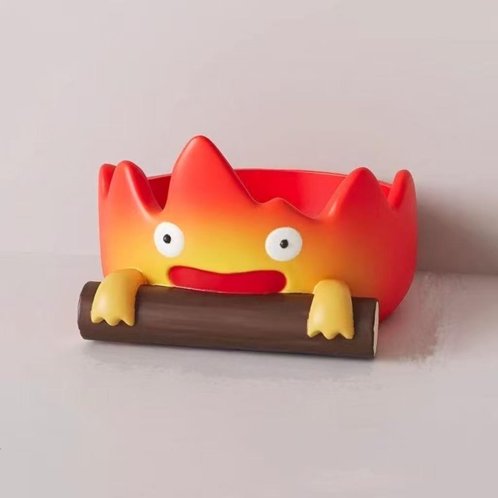 Creative Home Cartoon Decoration, Cute Flame Key Storage Display Piece, Living Room Gift Decor, Entrance Hall Accessory, Funny Home Decor