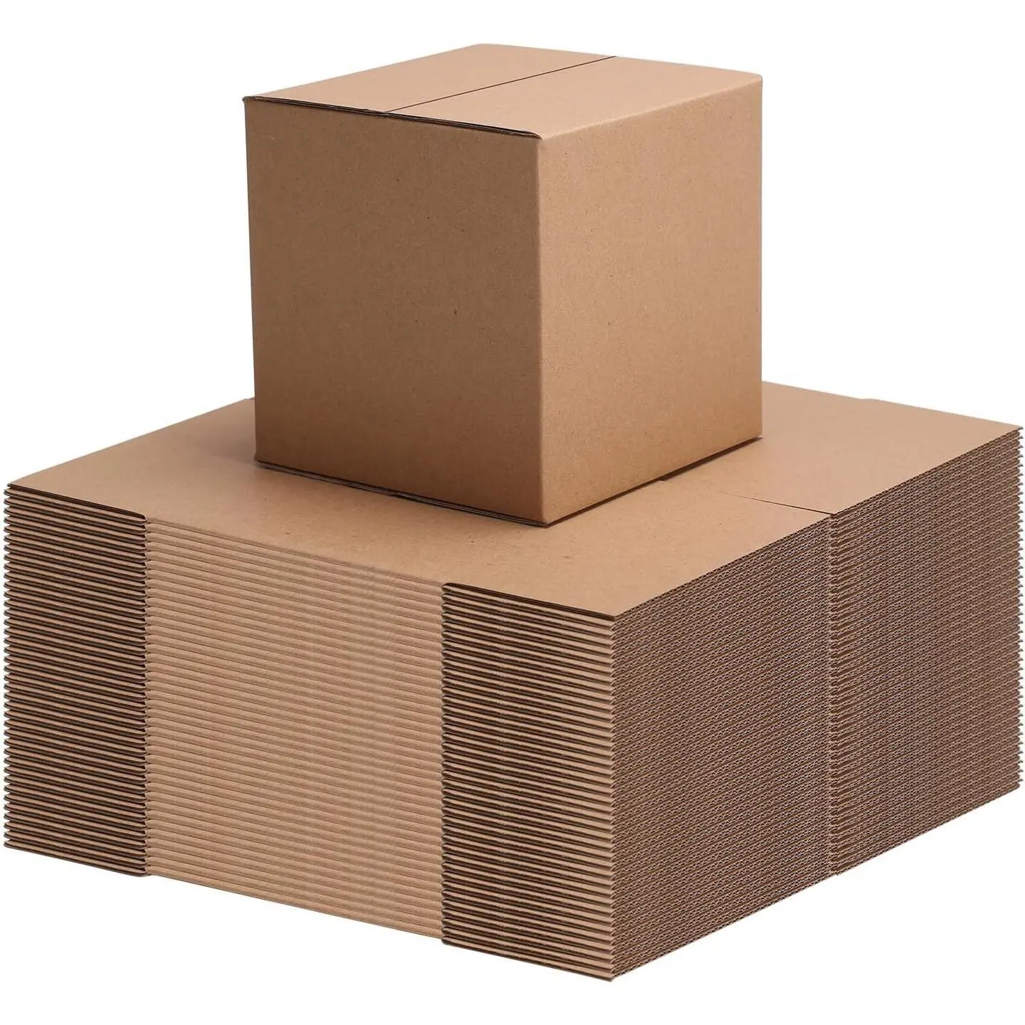 40 Pack 5x5x5 Corrugated Shipping Boxes for Small Business, Bulk Cardboard Boxes for Packing & MailingGift