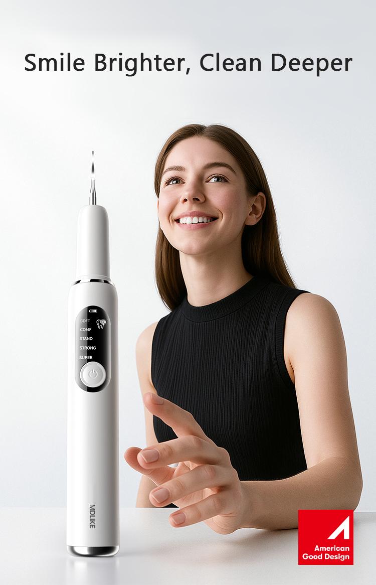 MDLIKE Plaque/Tartar Remover for Teeth, Dental Calculus Remover Teeth Cleaning Kit with LED Light & 5 Adjustable Modes Tartar Remover-Cleansing Mouth Care Father's Day Gift Long Battery Life Waterproof Oral MDLIKE Plaque/Tartar Remover for Teeth, Dental Calculus Remover Teeth Cleaning Kit with LED Light & 5 Adjustable Modes Tartar Remover-Cleansing Mouth Care Father's Day Gift Long Battery Life Waterproof Oral