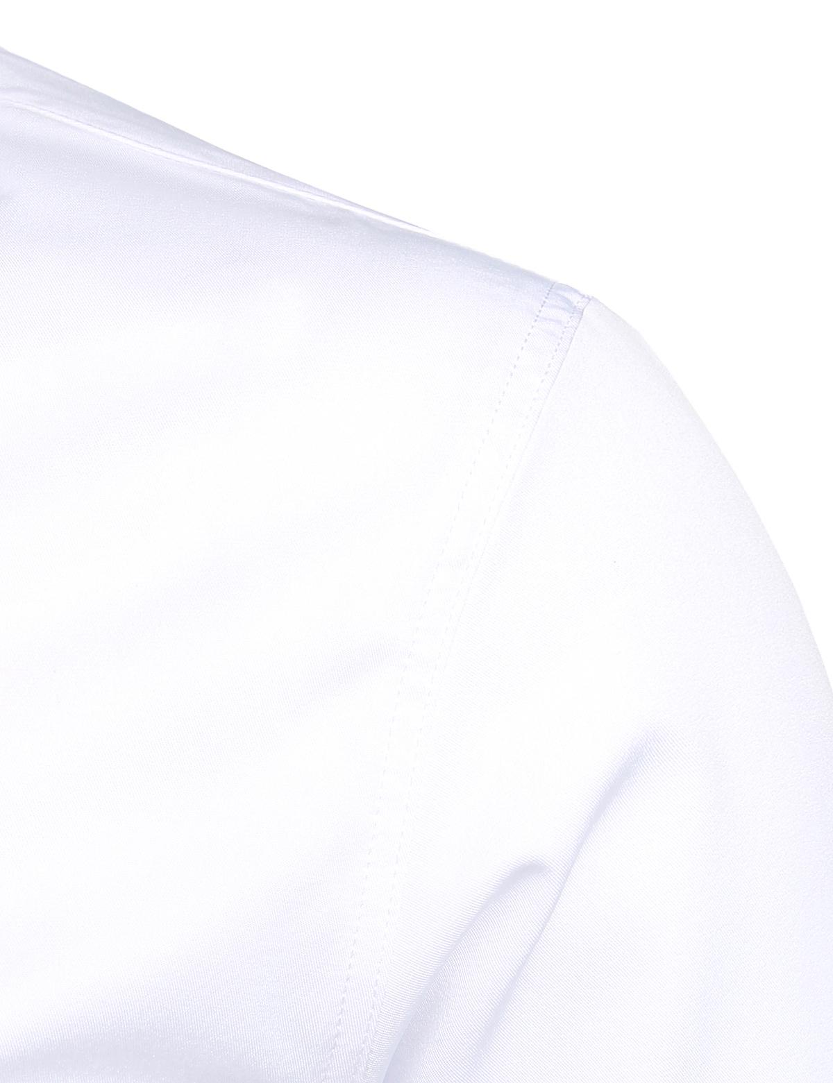 ZEROYAA Mens Hipster Solid Slim Fit Long Sleeve Mandarin Collar Dress Shirts Polyester Fabric Stylish Casual Business Shirt